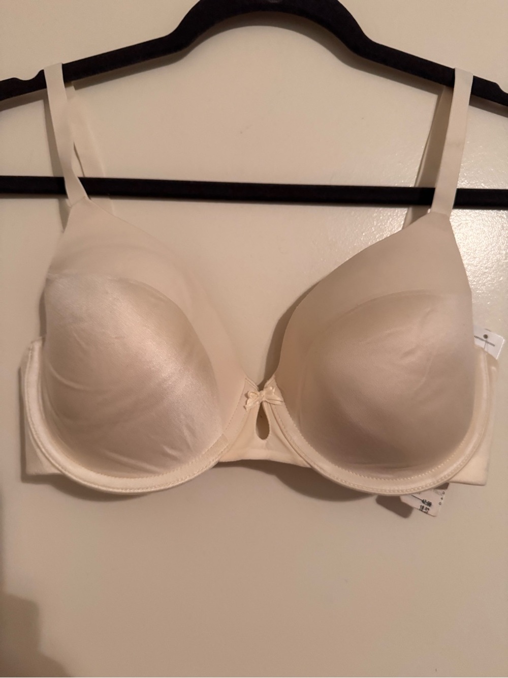 Everyday T-Shirt Bra in Cream – Smooth Underwire Support DKNY 34D